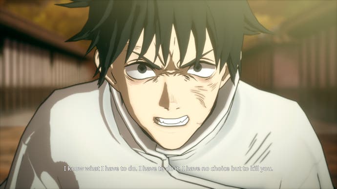 Jujutsu Kaisen: Cursed Clash screenshot of Yuta threatening someone