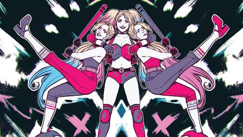 Trifecta of Harley Quinns