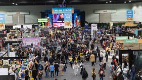 Photograph of the interior of the Los Angeles Convention Center during LA Comic Con 2021