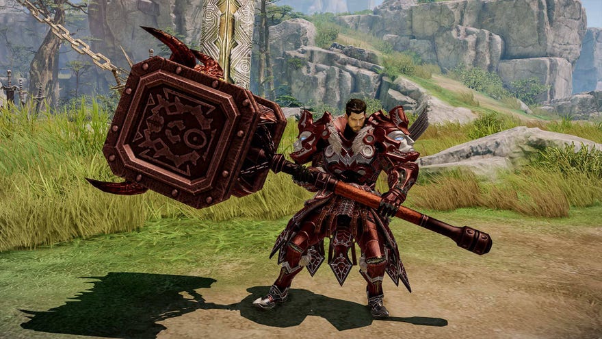 Lost Ark's May 2022 update introduces the new destroyer class, which wields a massive hammer.