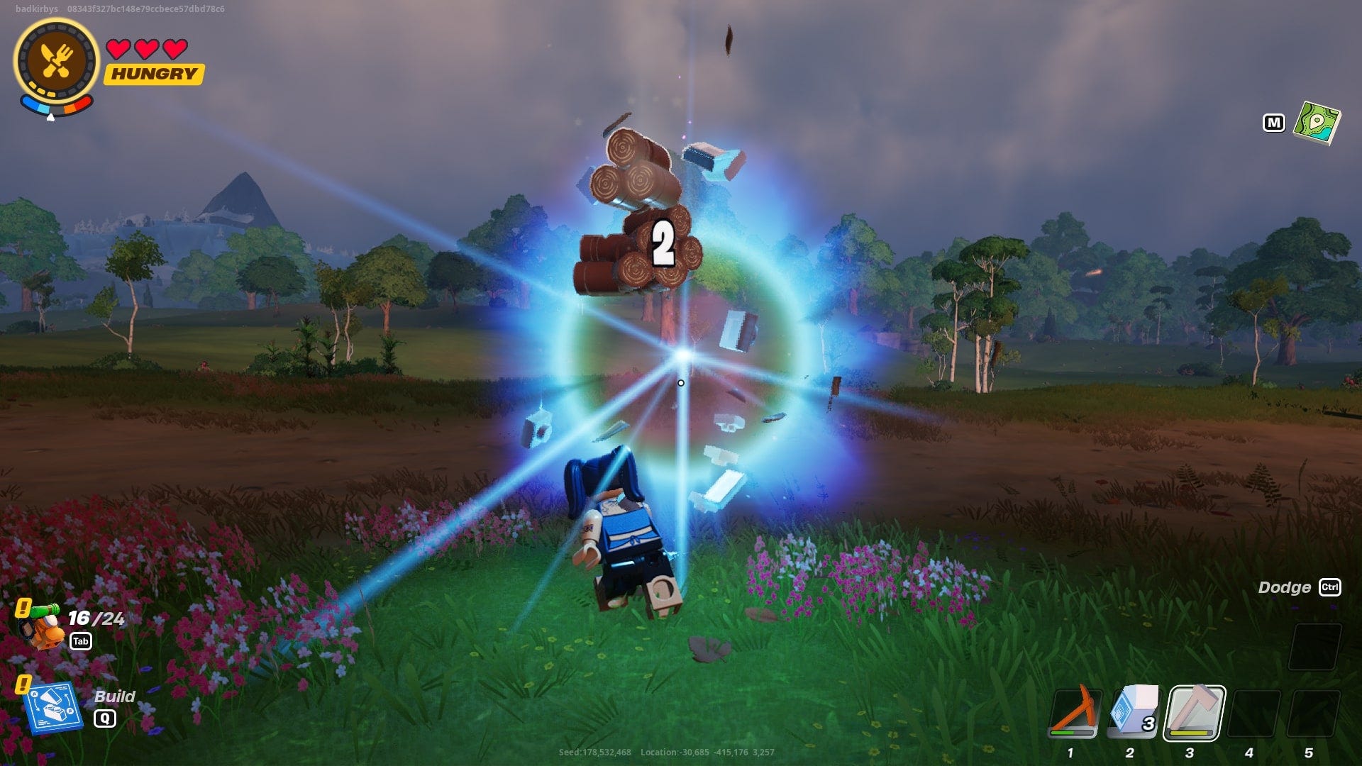 How to craft an Axe or Pickaxe in LEGO Fortnite VG247