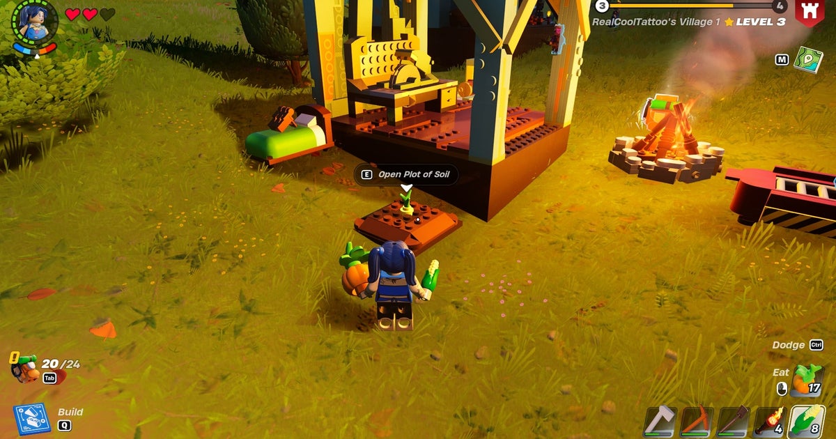 How to grow crops in LEGO Fortnite VG247