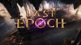 Last Epoch logo over an opulent background