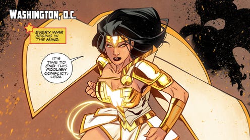 Wonder Woman wields the power of Shazam