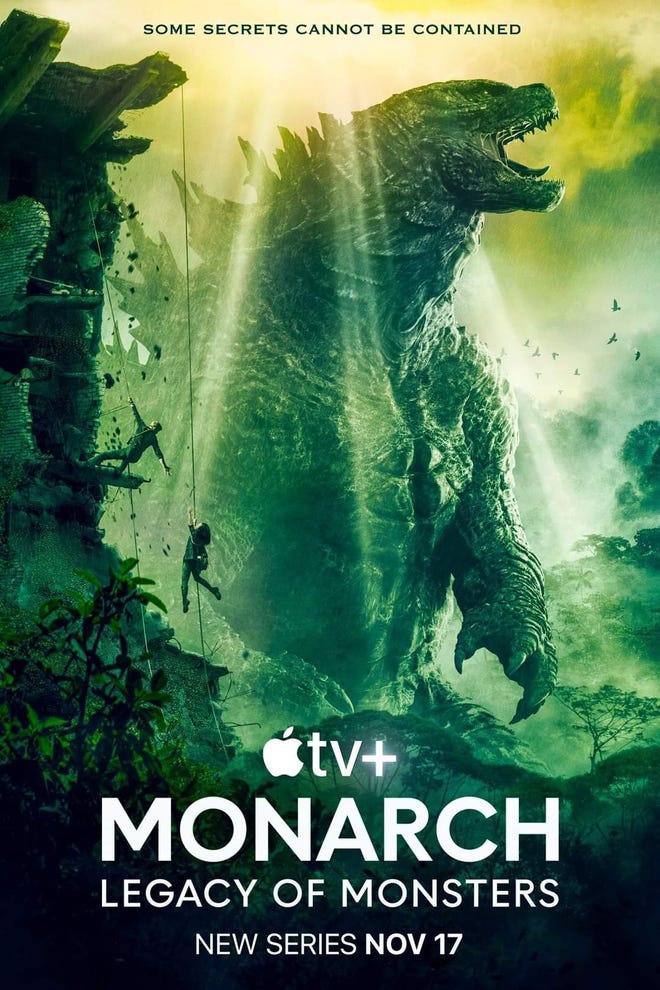 Monarch: Legacy of Monsters poster featuring Godzilla