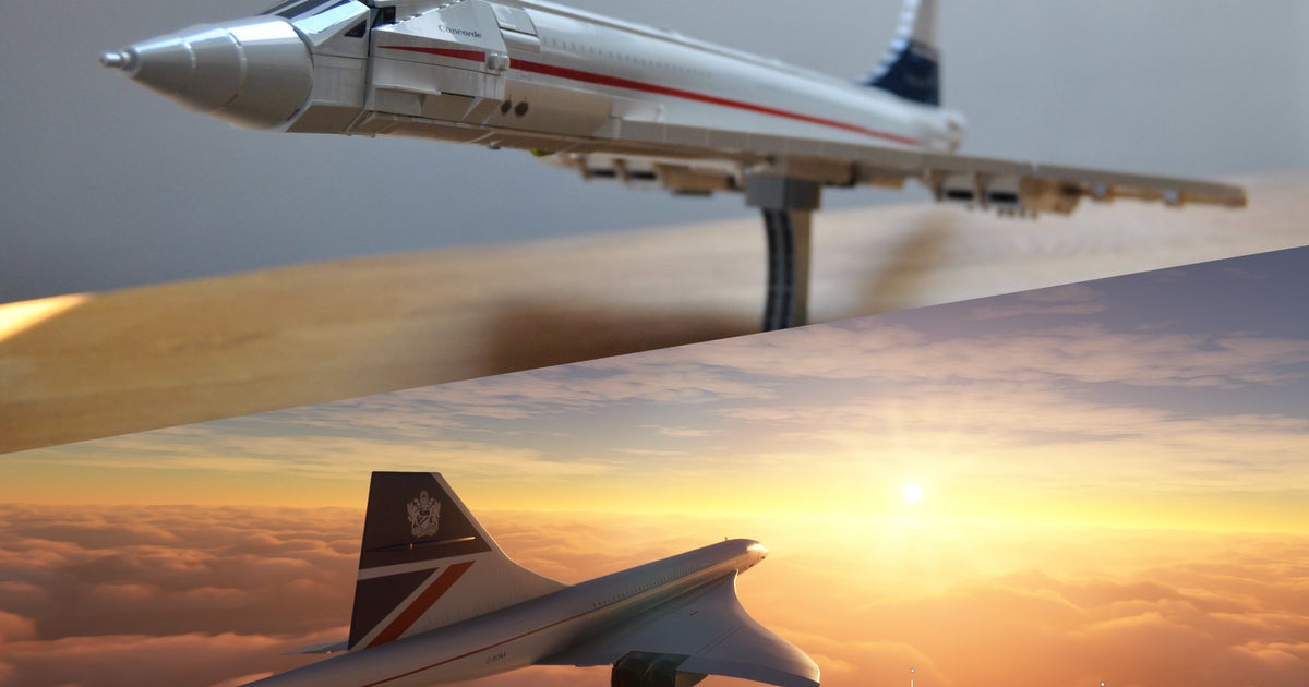 #Lego Concorde vs Flight Simulator – Wer hat die vorstehender Teil vorne?