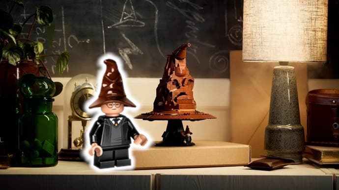 Sprechender Hut (76429) von Lego Harry Potter kann wirklich sprechen, kommt mit Soundstein.