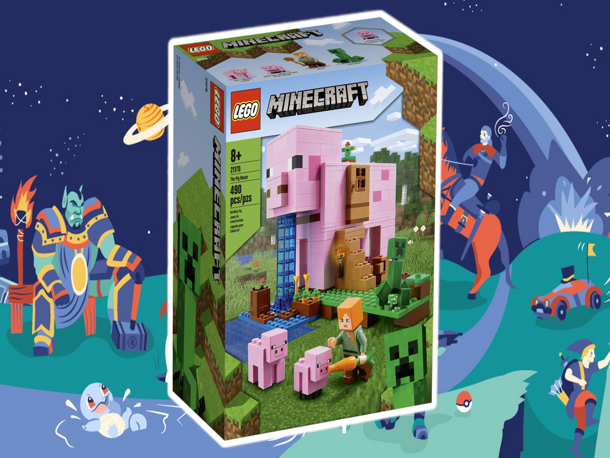 Cyber Monday: günstiger Lego Minecraft 26 Schweinehaus Prozent