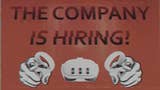 "The Company is hiring" with VR headset beneath from Lethal Company VR mod trailer