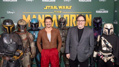 the opening of “The Forge: Inspired by The Mandalorian” exhibit in London