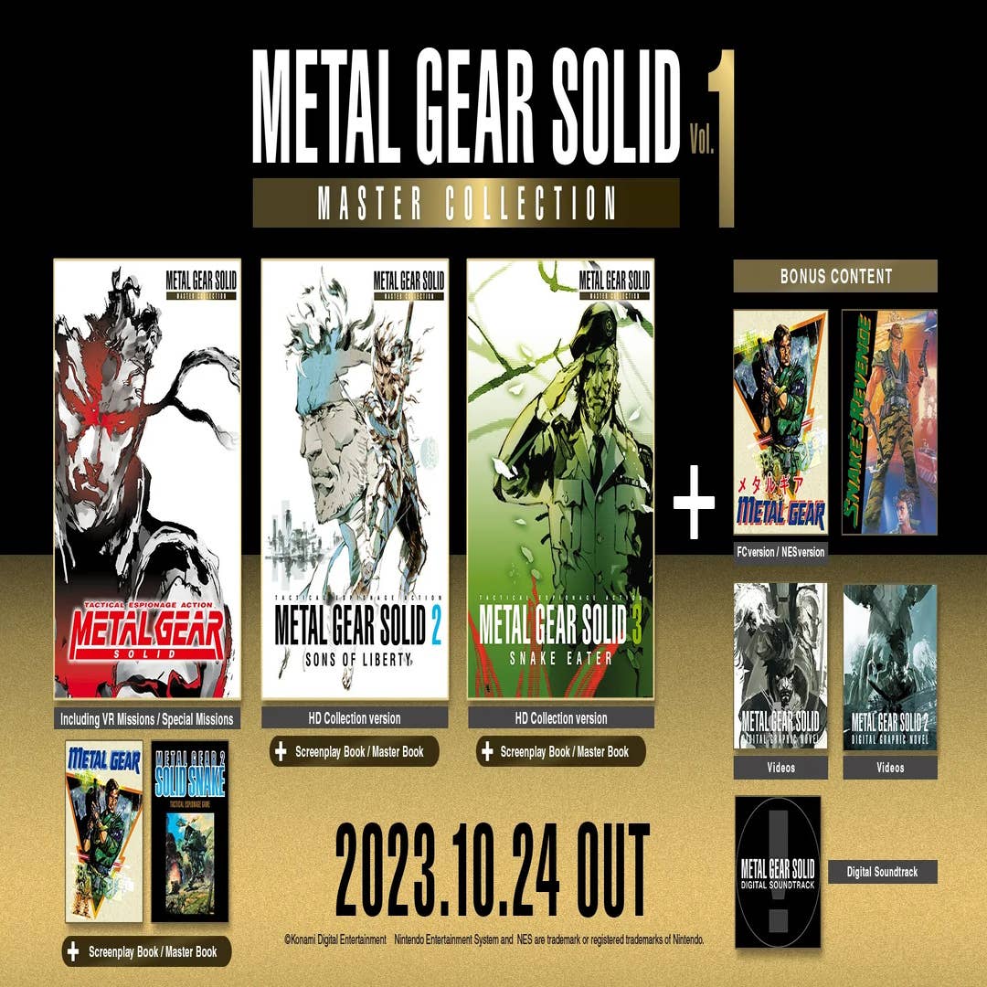 METAL GEAR SOLID MASTER COLLECTION Vol 1  Gameplay and Platforms Reveal 