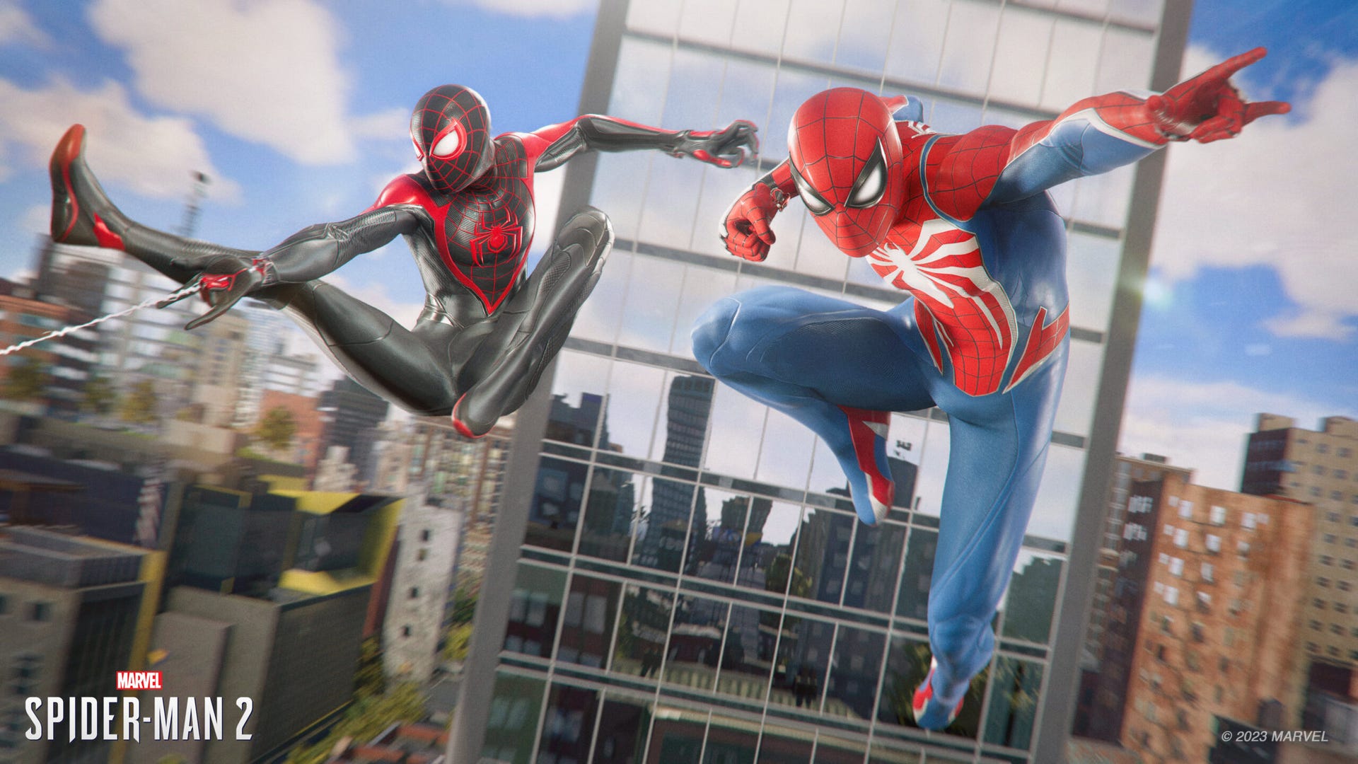 Spider-Man 2 will let you bump into the other Spider-Man