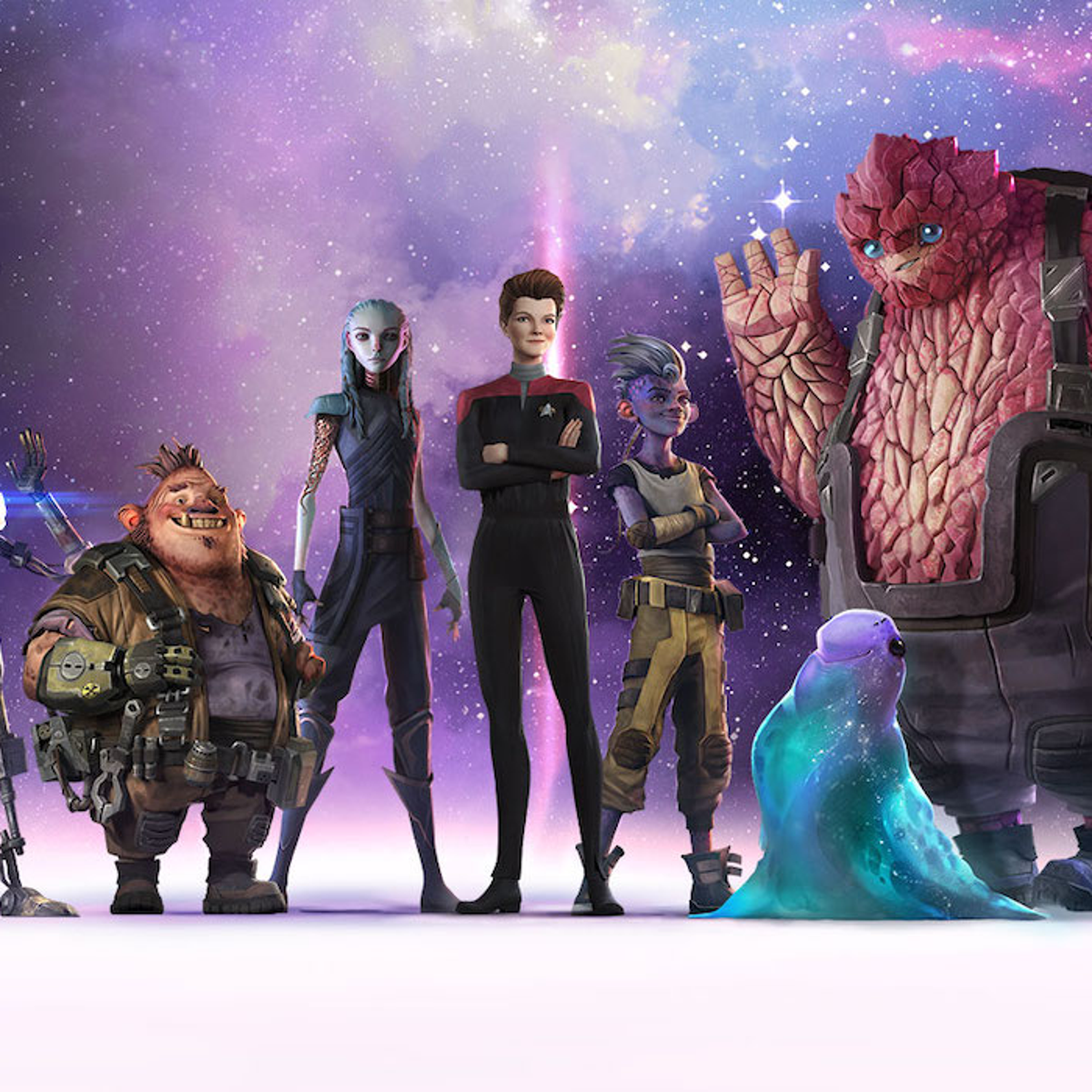 Spoilers. Memory Alpha says that the latest episode of Star Trek Prodigy includes an artistic logo that was originally created for Star Trek Online. Another example of video game material sneaking into