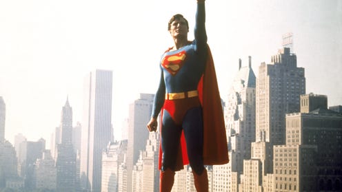 Photo of Christopher Reeve as Superman
