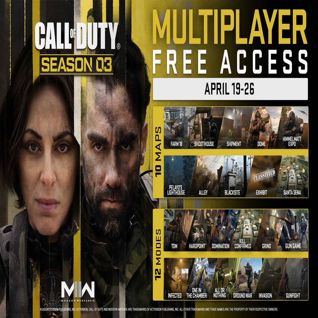 Call of Duty: Modern Warfare II Five-Day Free Access — Call of Duty: Modern  Warfare II — Blizzard News