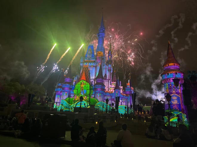 Disney Magic Kingdom fireworks
