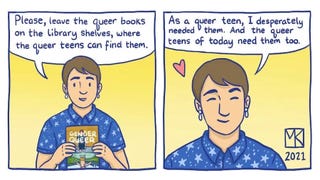“It feels all made up”: Queer comic creators talk about attacks on their books