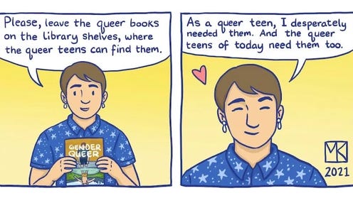 Image for “It feels all made up”: Queer comic creators talk about attacks on their books