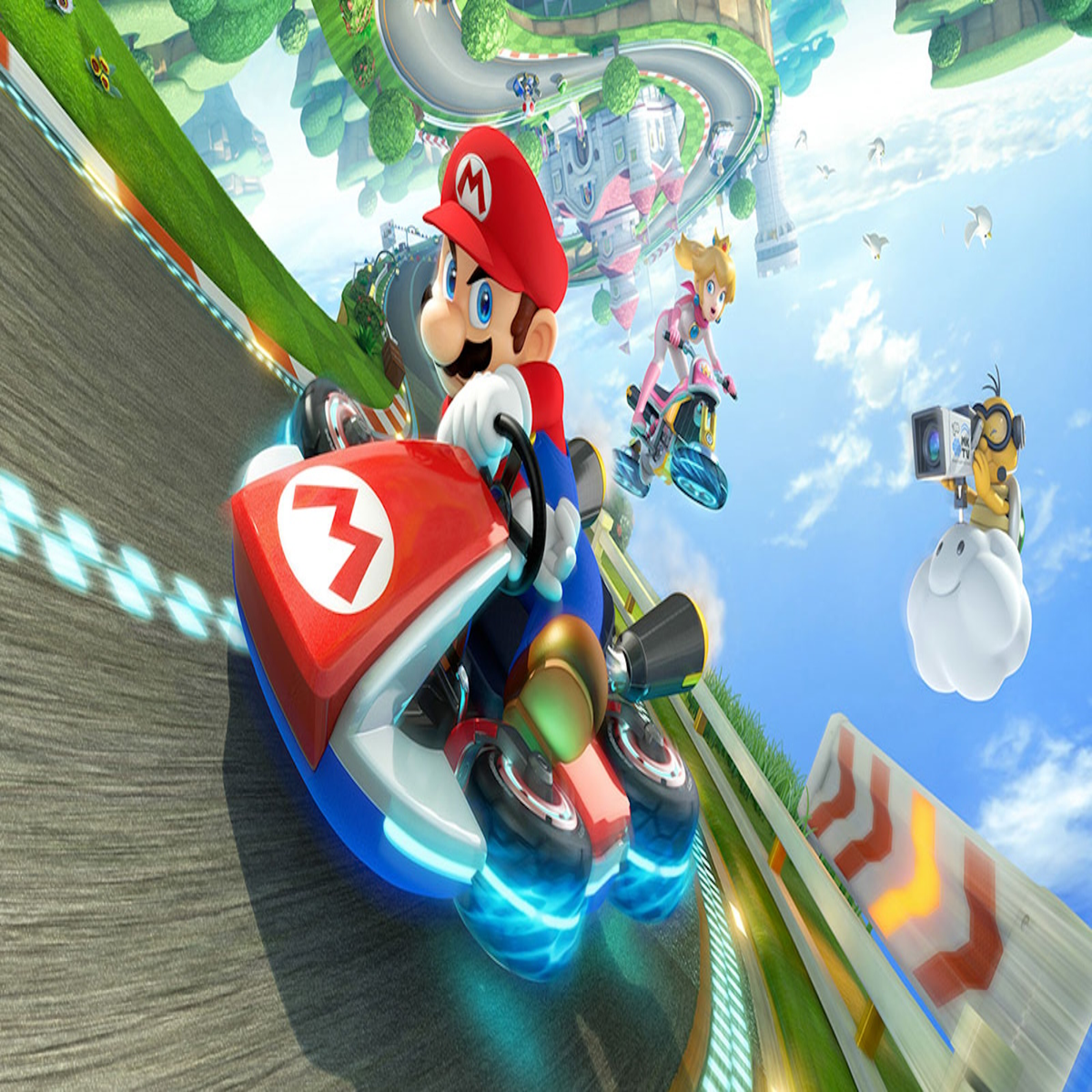 Mario Kart 8 Deluxe Nintendo Switch Lite Gameplay 