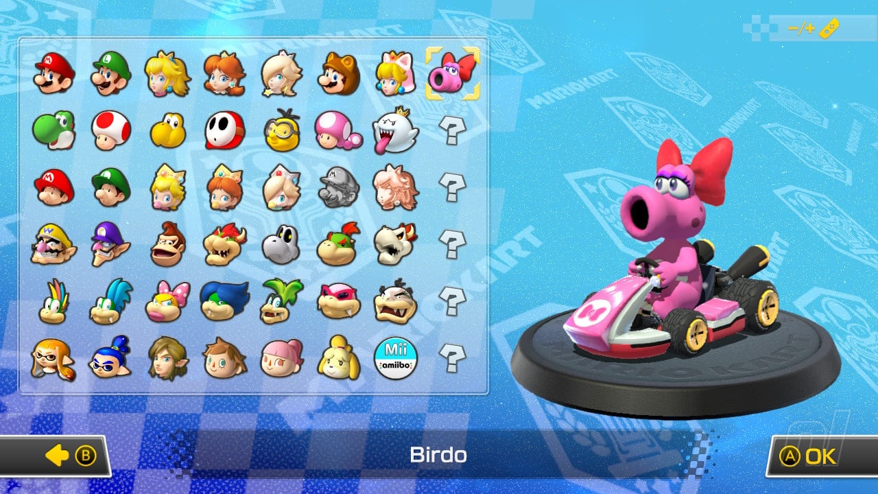 Mario Kart 8 Deluxe: 5 Slots für weitere neue Charaktere nach jüngstem