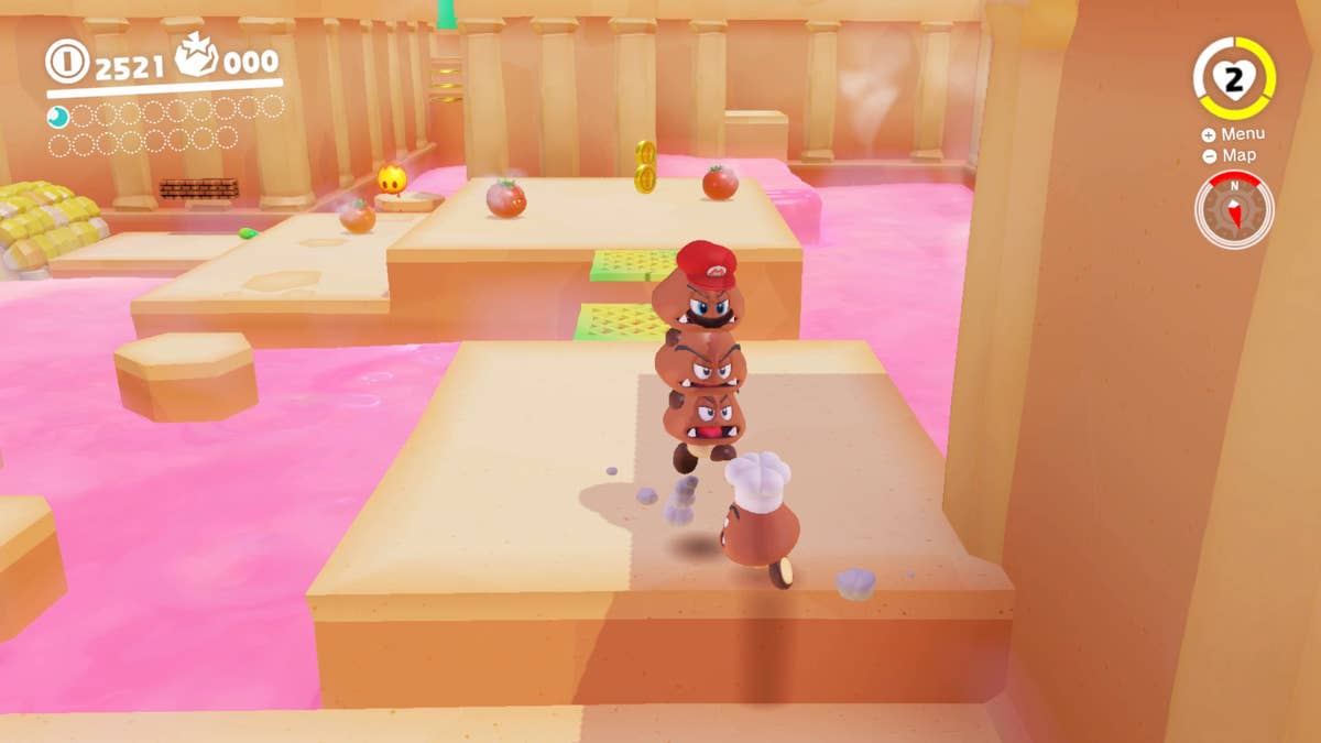 Super Mario Odyssey guide: Luncheon Kingdom all power moon locations -  Polygon