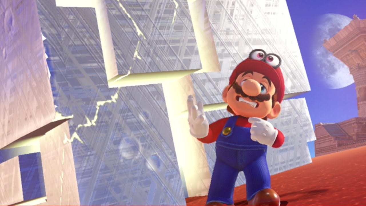 Super Mario Odyssey Moon Rocks What are the Metal Cubes in Mario