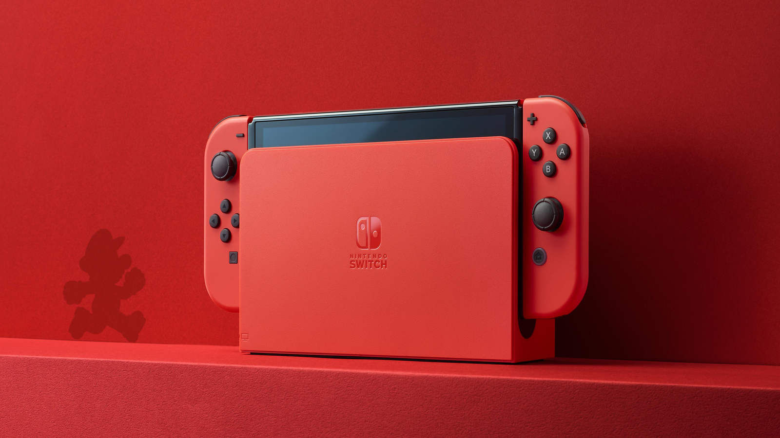 Nintendo Switch OLED Mario Red Edition Console + Super Mario Bros Wonder  NEW