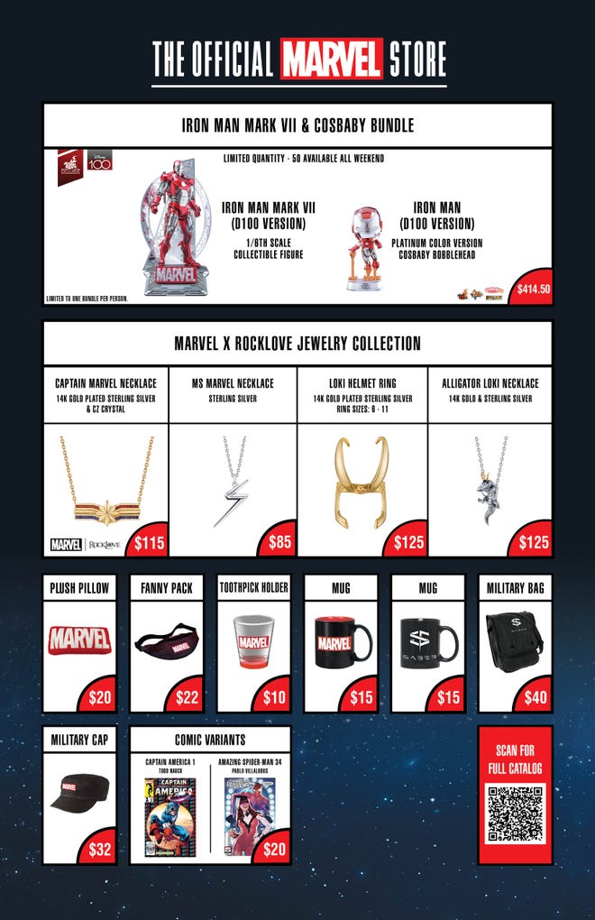 Marvel NYCC merch