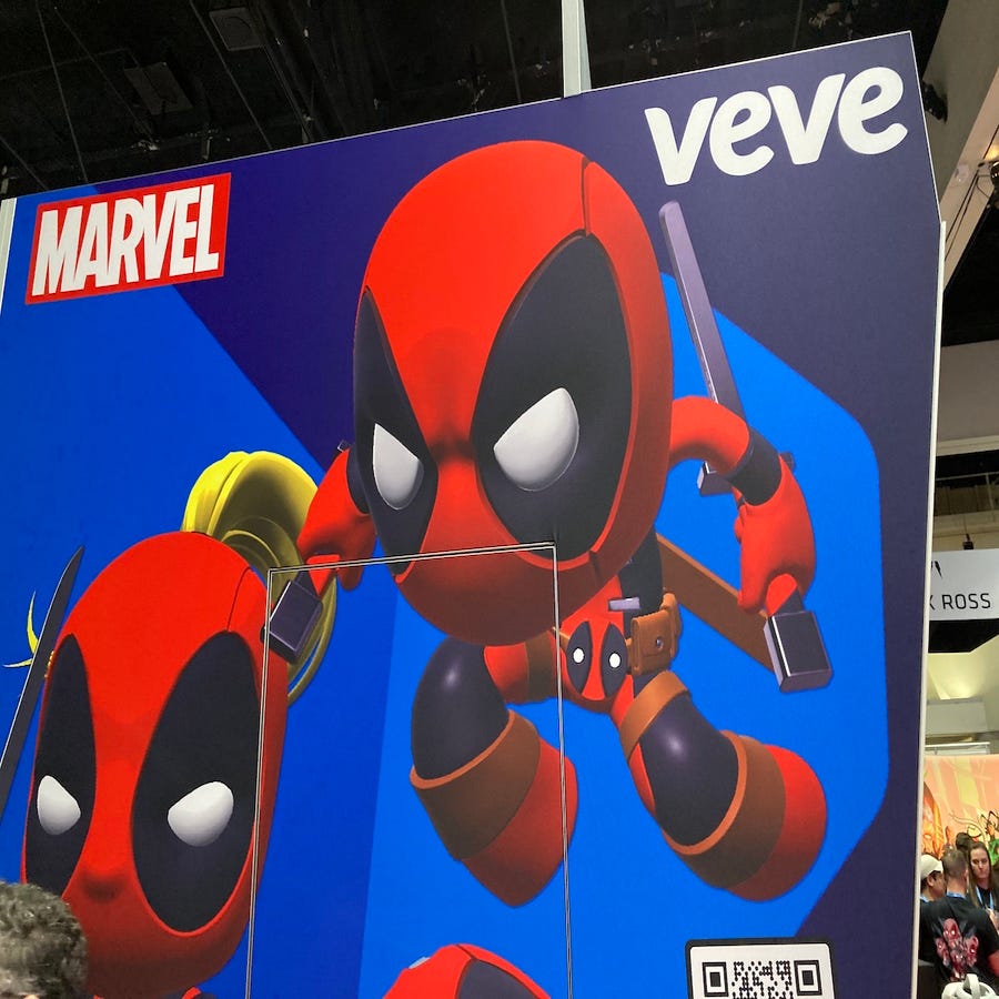 SDCC 2023 Marvel's booth is town square in the massive San Diego Comic