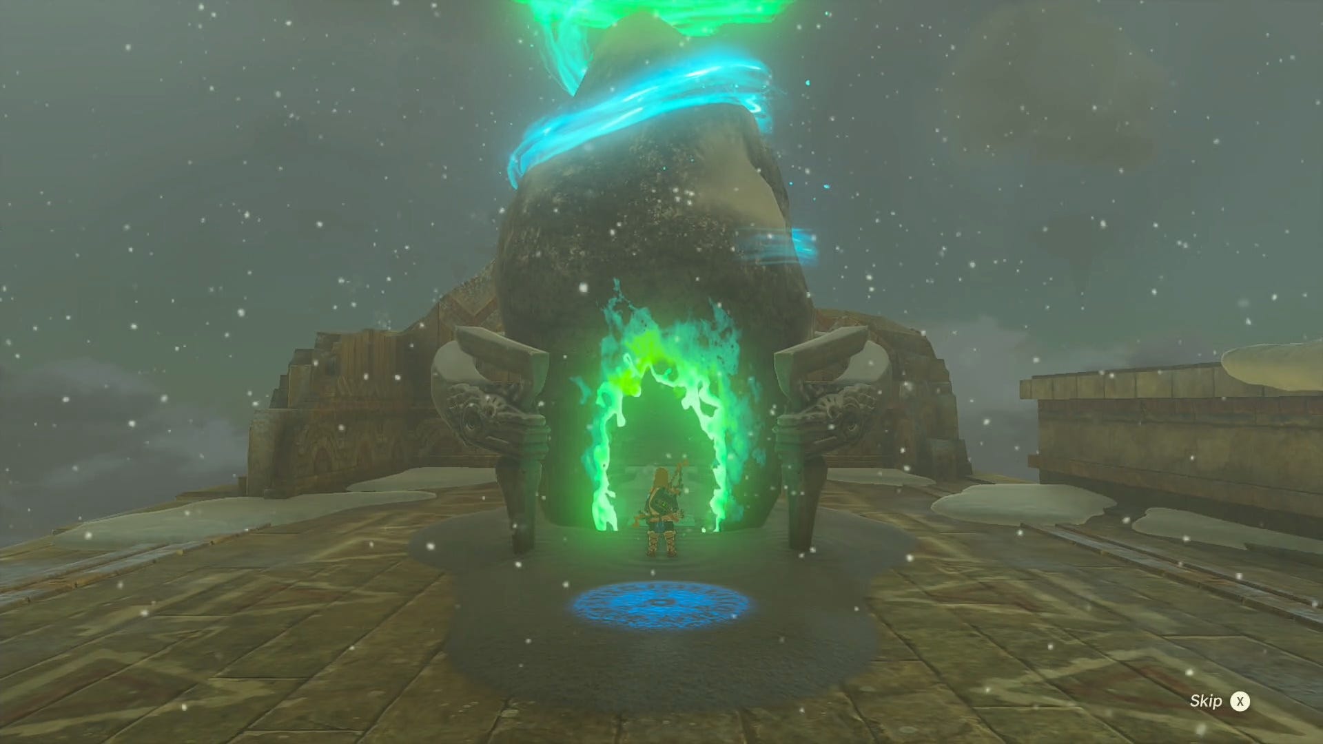 Mayaumekis Downward Force Shrine Solution in Zelda Tears of the Kingom