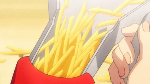 McDonald's Anime Fries image
