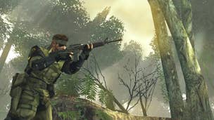 Snake aims down sights in Metal Gear Solid 3