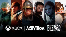 A promotional image for Activision Blizzard games on Xbox