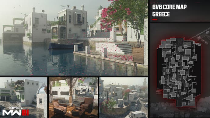 tactical map and different perspectives of the greece map in modern warfare 3