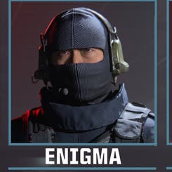 Enigma operator from the chest up