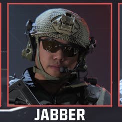 Jabber operator from the chest up