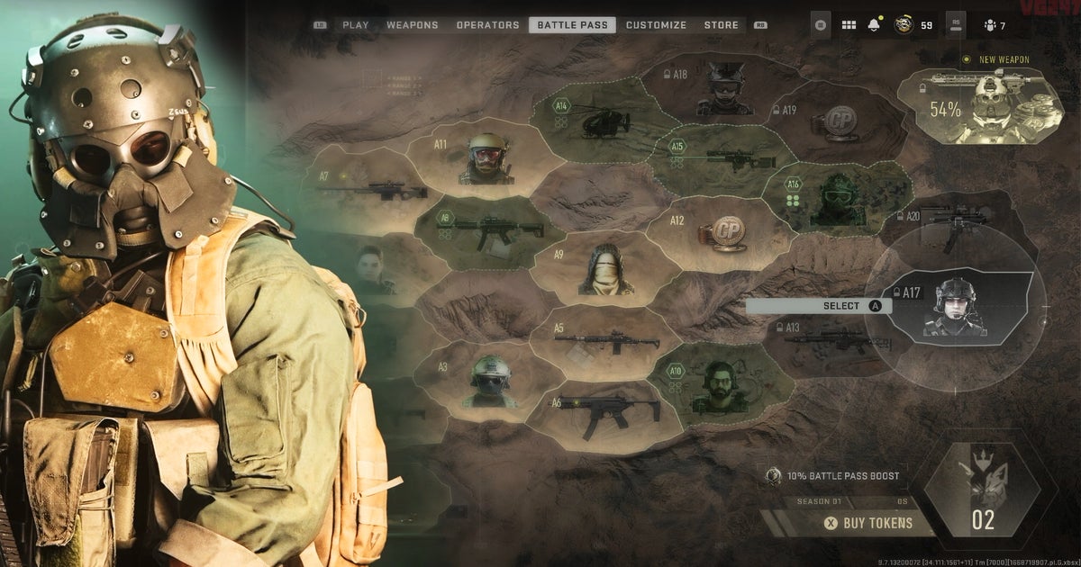 Modern Warfare: Warzone Season 6 Battle Pass skins and Operators