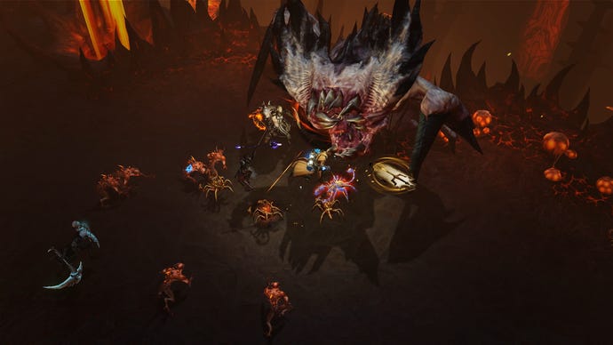 A Monk in PvP battleground in Diablo Immortal