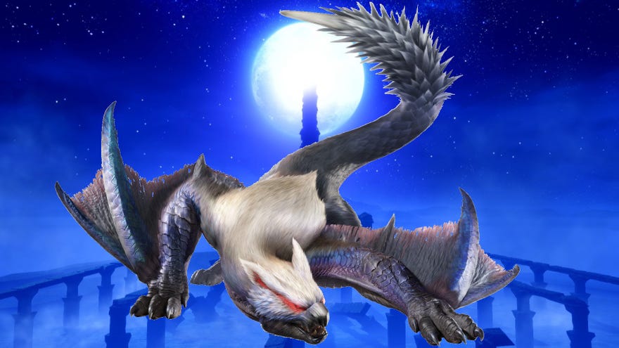 Monster Hunter Rise: Sunbreak's first free title update adds the Forlorn Arena area along with new beasties Lucent Nargacuga and Seething Bazelgeuse.