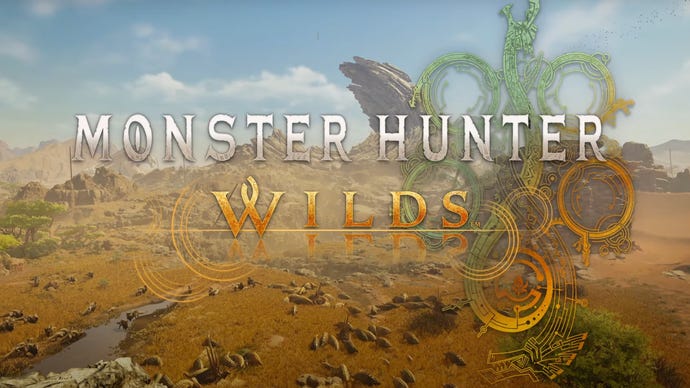 The title card for Monster Hunter Wild in its announcement trailer