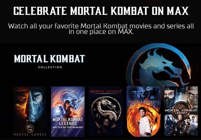 Mortal Kombat ad for Max