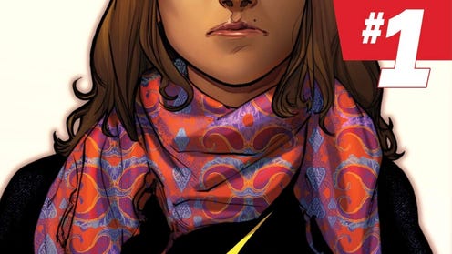 Cropped image of Ms. Marvel 1 cover