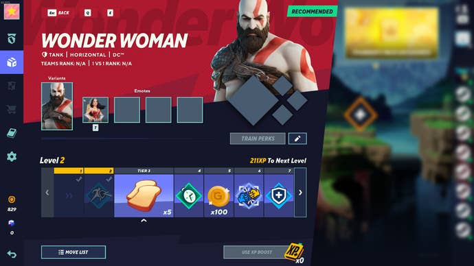 Wonder Woman's character has been reskinned as Kratos from God of War in MultiVersus.