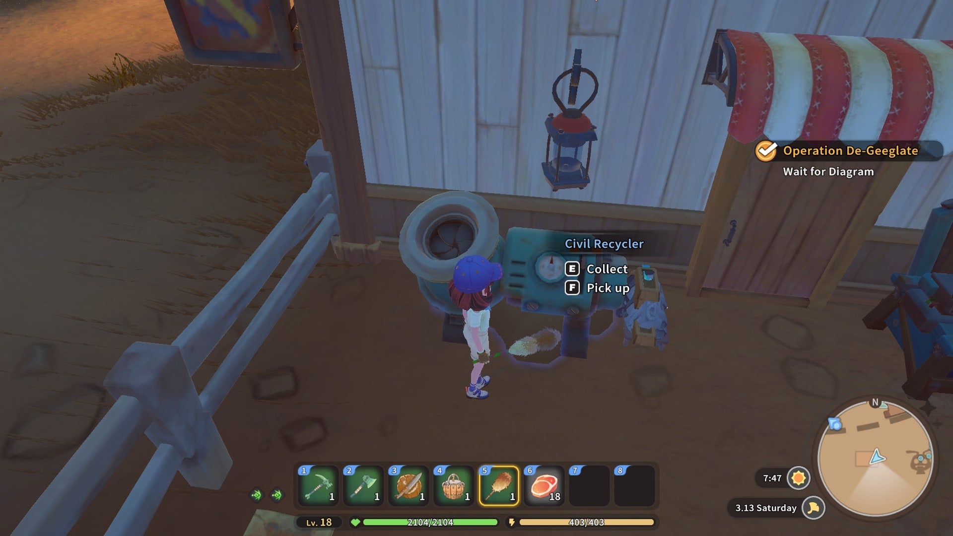 How to make a Feather Duster in My Time at Sandrock VG247