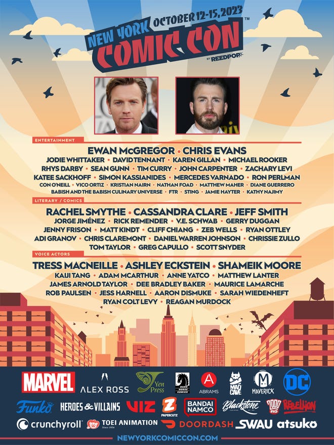 New York Comic Con 2023 guest poster
