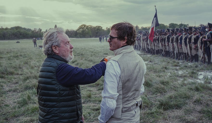 Napoleon - Ridley Scott and Joaquin Phoenix
