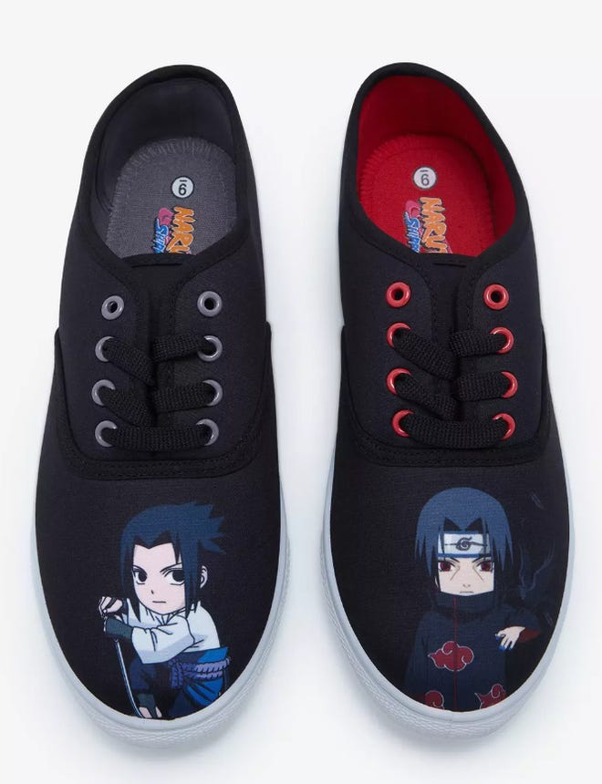 Naruto Shippuden Sasuke & Itachi Low Top Sneakers