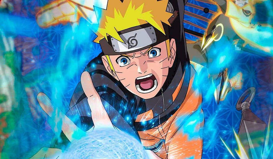 Naruto attacking