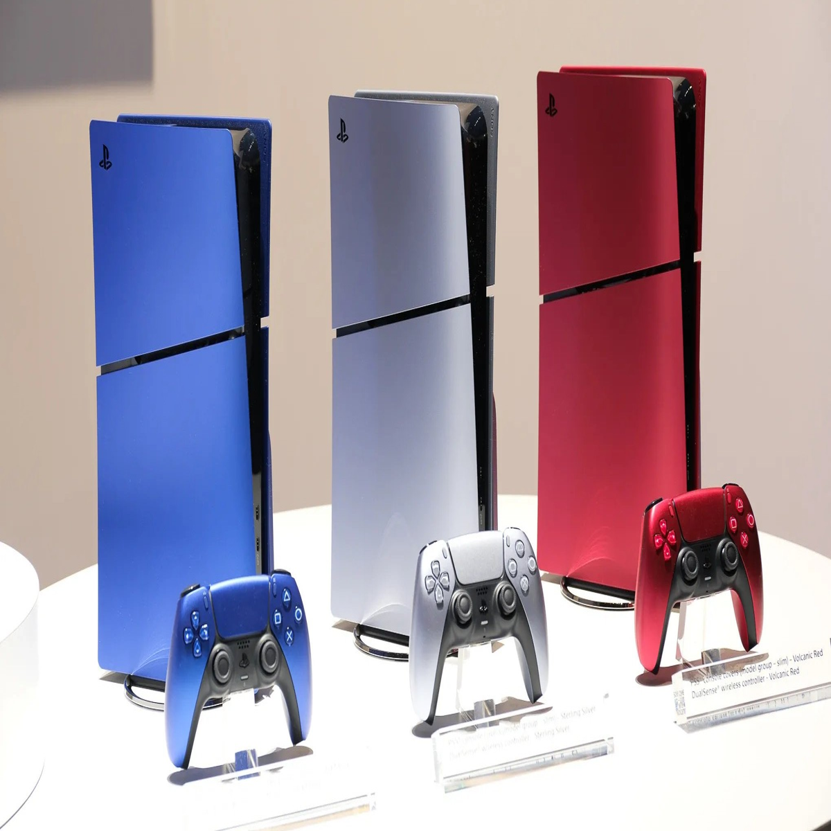 Sony shows off upcoming PS5 Slim console covers