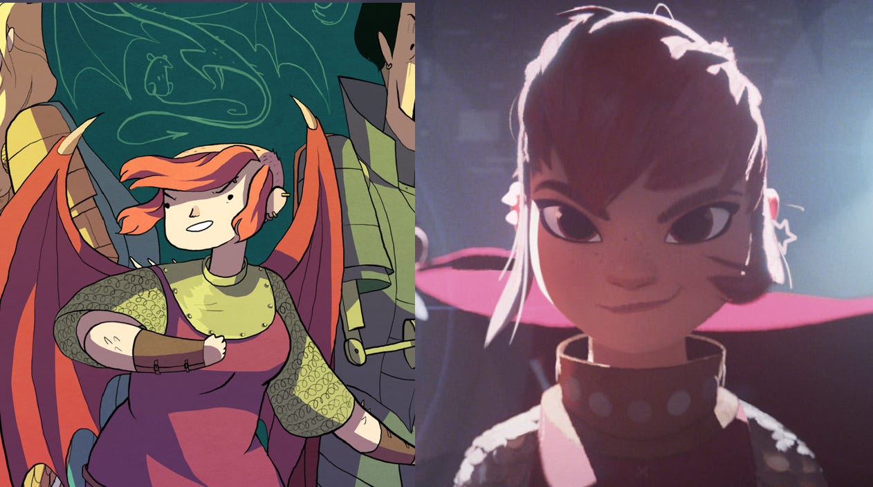 Why Can t Nimona The Movie Look Like Nimona The Comic Book Popverse why-can-t-nimona-the-movie-look-like-nimona-the-comic-book-popverse